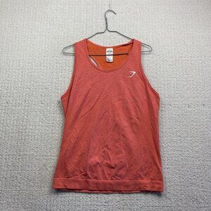 Gymshark Training Drop Arm Tank Top Womens XXL Racer Back Pink Gym Workout Yoga